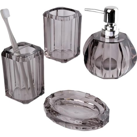 Ensemble d'accessoires de salle de bain - Usage pratique et fonctionnel-AquaForge (1/5)