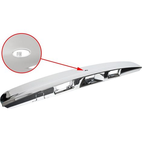 Garniture chromée de hayon arrière + trou pour clé intelligente pour Nissan Qashqai J10 (2006-2013) (1/2)