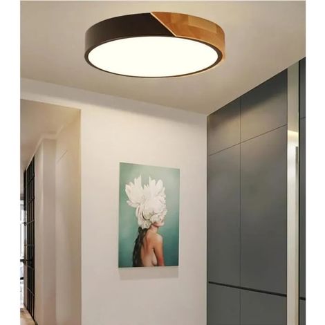 Plafonnier Moderne,Plafonnier LED Rond Blanc Froid,Ø205CM (1/4)