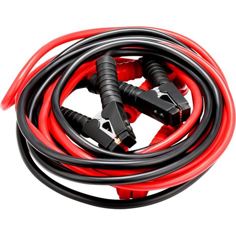 6 Meters 3000 AMP 2X Jump Leads Heavy Duty Car Battery Jump Leads Booster Cables Jumper Cable With Gloves for Petrol Diesel Car Van