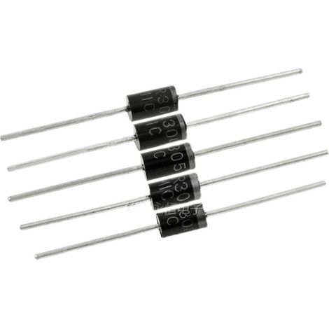 HER303 Through-hole Fast Recovery High-Efficiency Rectifier Diode 3A/300V DO-27 (1/4)