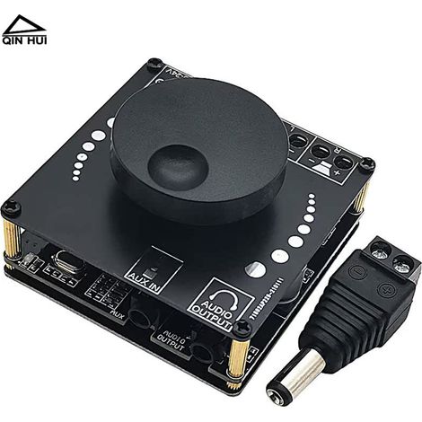 Carte d'amplificateur numérique Bluetooth 5.0 Hi-Fi, module de modification d'amplification audio pour enceinte stéréo double canal 2 x 50 W