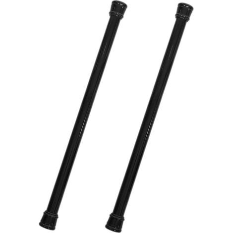 Adjustable Black Iron Shower Curtain Tension Rods Extendable (1/5)