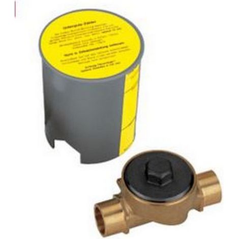 Boîtier UP-EAS Coaxial 2" - 1/2" x 15 mm Longueur de construction 110 mm