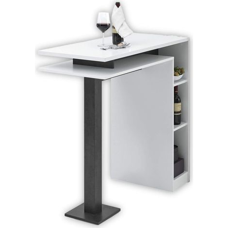 Barakus Legno laminato - Bianco / grigio (1/4)