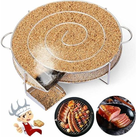 Générateur de Fumée Froide pour Fumoir Fumage Viande Poisson Grille Barbecue, (1/5)