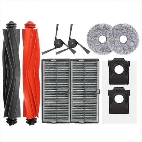 Pour balai Dreame X40 Pro Ultra : brosse principale latérale, filtre HEPA et sacs à poussière (1/5)