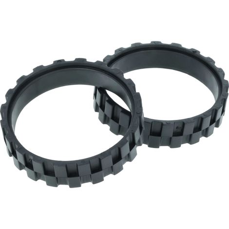 vhbw 2x Banda perfil ruedas compatible con Roomba 520, 510, 505, 500, 550, 545, 540, 532, 531, 530, 521, 536, 535, 534, 533 robot aspirador (1/4)