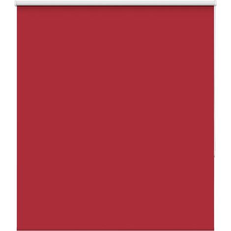Maison Exclusive - Estor Enrollable Opaco Rojo 135x175 cm Tela An