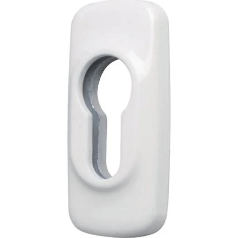 Fapim HORUS Rosette Schlüssel Weiß Aluminium 8 mm