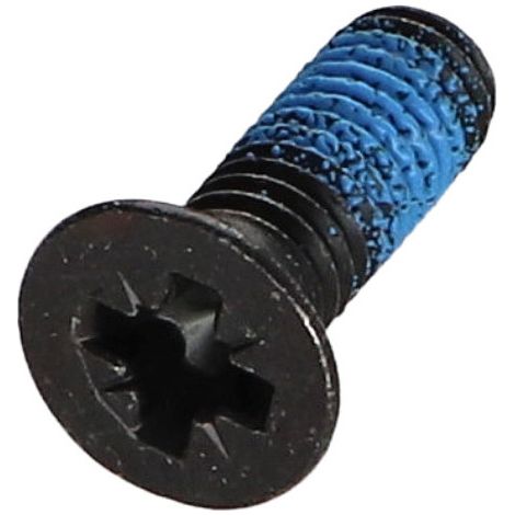 Vis métaux Tête fraisée Pozi N°3 M6X18 Acier zingué noir Frein filet 360°-100 pièces