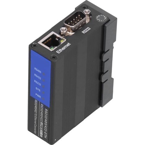 RS232/485/422 zu Ethernet-Seriell-Geräteserver-Datenkommunikationsmodul Industrielles DC 9V–24V (1/5)