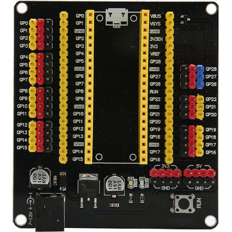 GPIO-Erweiterungsplatine für Raspberry Pi Pico, Entwicklungs-Breakout-Board mit Sensoranschlüssen, vielseitiges Erweiterungsmodul (1/5)