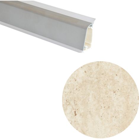 ALZATINA TRAPEZOIDALE TRAVERTINO SARDO 300CM (1/2)