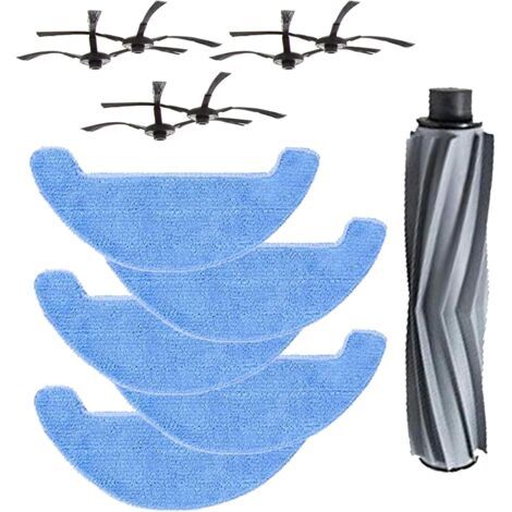 6  Brosses Latérales + 5  Tampons De Nettoyage 1  Brosse Centrale Pour AMIBOT Animal H2O Connect