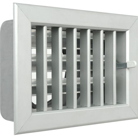 La Ventilazione GCSIAL1813100 Griglia Incasso per Camini, Alluminio, 180x130 mm (1/5)