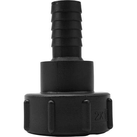Adaptador para tanque IBC a manguera de jardín con entrada de 60 mm y variedad de opciones de salida de manguera para uso en exteriores (3,8 cm - (1,27 cm - (conecta 12 mangueras) (1/5)