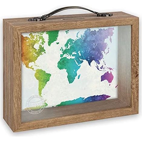 ZEP Jacob Salvadanaio in Legno-Vetro 6.5x21cm (1/3)