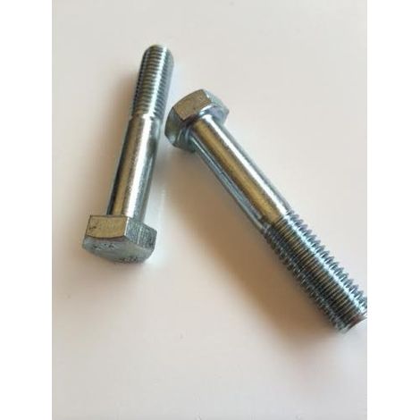 Corps de boulon filetage partiel Tête hexagonale TH M14X50 Classe 10.9 Pas fin Pas de 150 Acier brut-1 pièce