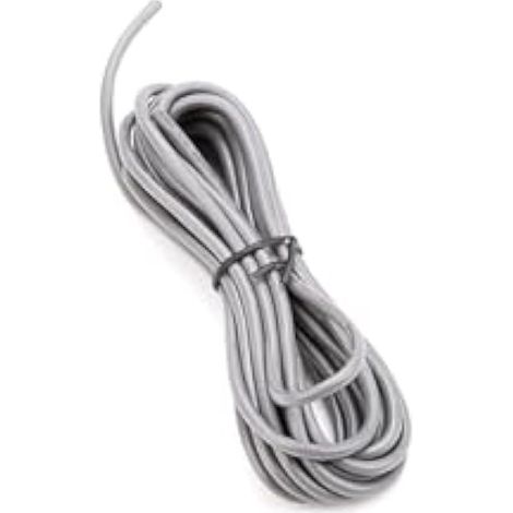 Fil blindé à 2 conducteurs pour circuit de guitare - Câble de connexion gris (1/5)