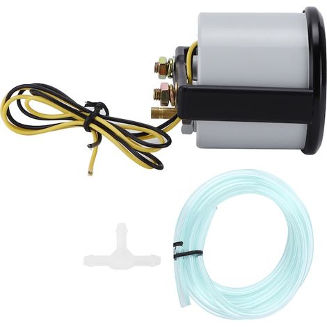 Digitalis turbo nyomasmérő, 52mm, 12V, kék/piros LED világítás (1/5)