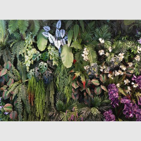 Papier peint intissé - Jardin classique - 375x270 cm (1/4)