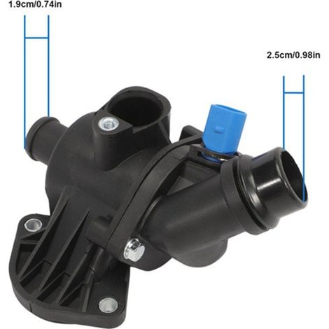 06B121111K 06B121111H 06B121111G Thermostat housing for Audi A4 (1/5)