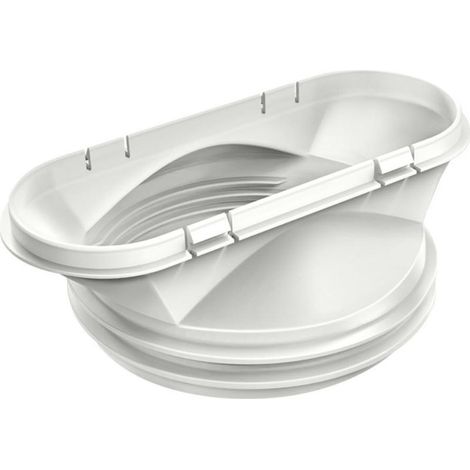 Tuyau d'évacuation flexible pour sèche-linge, hotte aspirante et climatiseurs mobiles, anneau en carton noir (1/5)