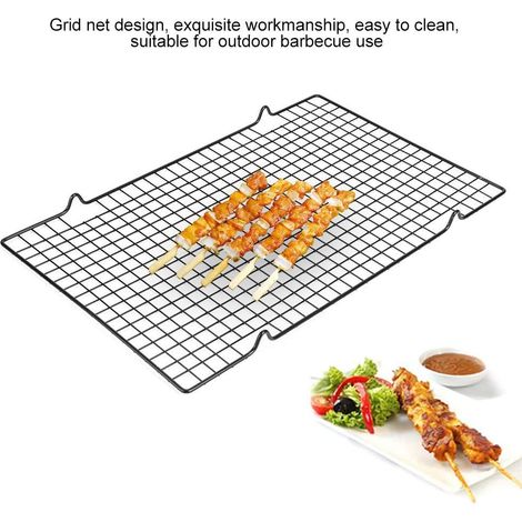 Grille de refroidissement, 40x25cm grille de poêle antiadhésive, grille de four grille de refroidissement Grille de Cuisson Volette de Refroidissement et Cuisson pour Pâtisserie (1/4)
