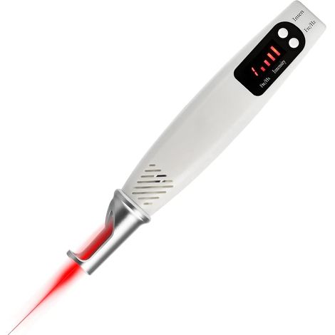 Pointeur Laser Picoseconde, Stylo de Suppression de Boutons pour Pores du Visage et Taches, Mole Removal Pen, Red Light (1/5)