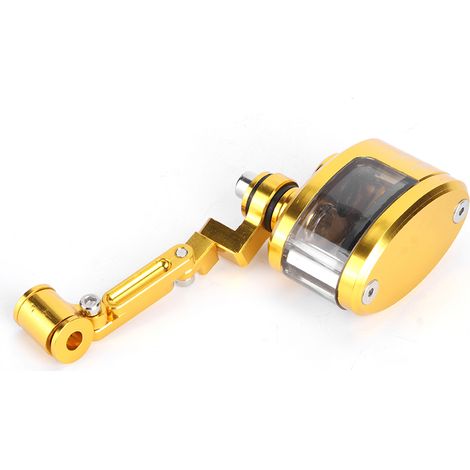 Maître-cylindre de liquide de frein avant en aluminium CNC pour moto Kawasaki ZX 6R 9R 10R, réservoir d'huile doré, kit de remplacement, compatible pièces moto (1/5)