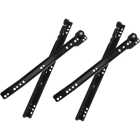 Glissières de tiroir à fixation par le bas, lot 2, 30,5 cm (12 en fer (1/5)