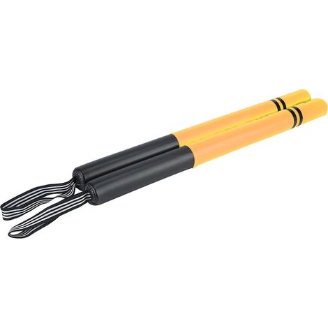 Lot de 2 cibles de boxe bâton d'entraînement, équipement de fitness, sticks de combat (Or) (1/5)