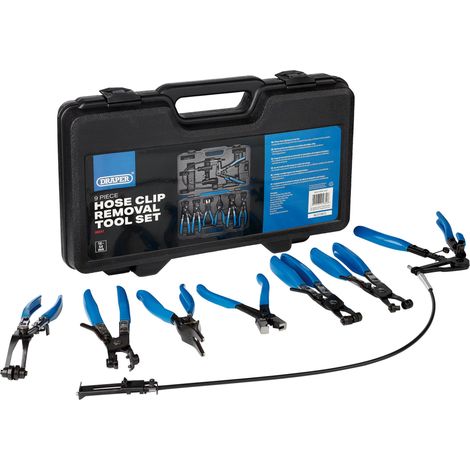 Draper 08547 Hose Clip Removal Tool Set – Adjustable, Suitable for 18-54mm Clips, Durable and Easy to Use