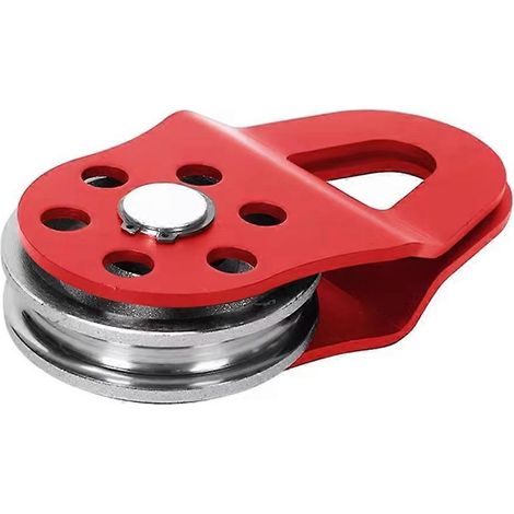 Poulie de remorquage à renvoi 6T pour treuil robuste de tracteur UTV avec corde synthétique fiable (1/5)