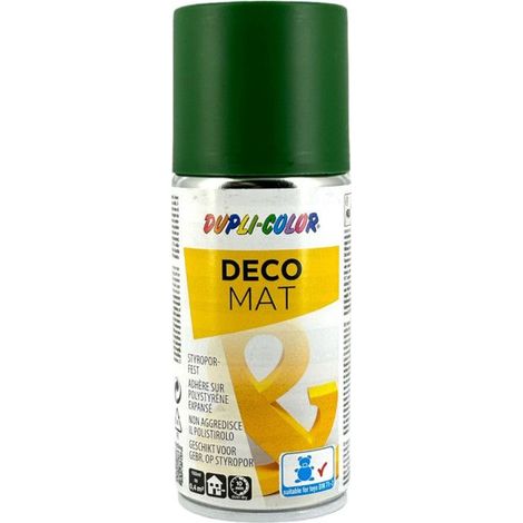 Bombe de peinture - Vert feuille - RAL 6002 - Mat - Tous supports - Loisirs créatifs - 150ml
