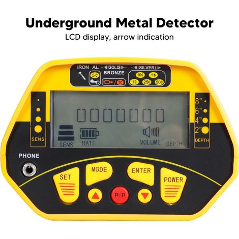MD930 Untergrund-Metalldetektor: Hochempfindlicher, präziser, hintergrundbeleuchteter Metallschatzdetektor mit präziser Ortung (1/5)