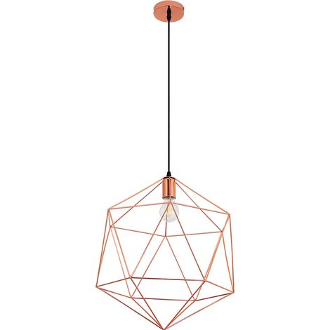 Ceiling Lamp - Vintage Design Pendant Lamp - Lara Rose Gold (1/5)