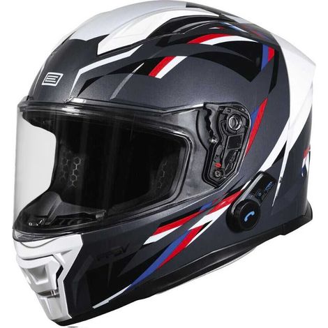 ORIGINE PISTA MESH + BT glänzend weiß kühlgrau M Helm