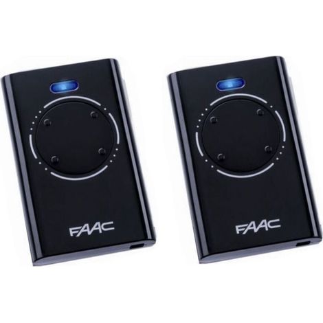 FAAC XT4 868 SLH Schwarze Fernbedienung – 2er-Pack – Schwarz (1/5)