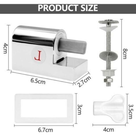 Pair CSPARKV Fixation Abattant WC, Attaches Charnière Abattant WC Charnières De Siège De Toilette À Fermeture Douce Fixation Abattant WC Charnière Abattant WC pour Abattant WC Fixations Charnières