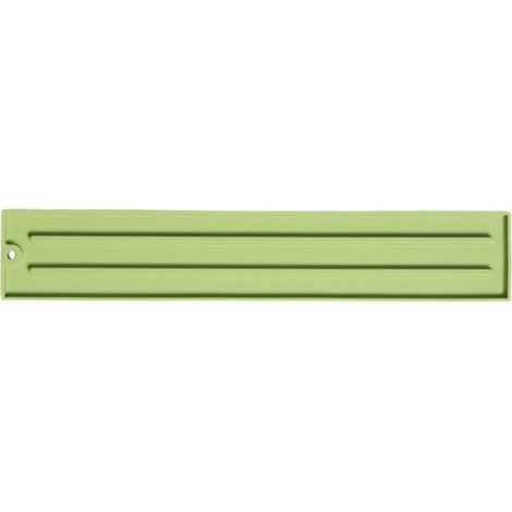 Support de couvercle en silicone vert 45×8 cm, tapis de rangement antidérapant résistant à la chaleur (1/5)