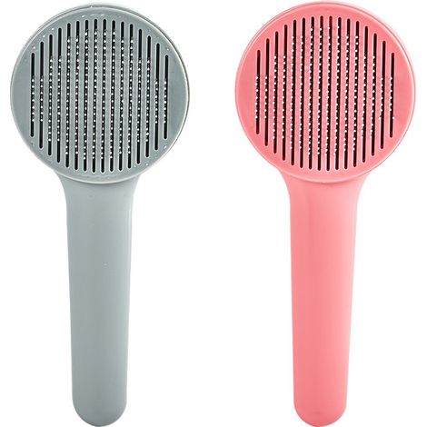Peigne à 9 dents pour animaux (1 paquet), élimination des poils en un clic, peigne démêlant pour chien, élimine les poils morts, peigne pour chat, brosse pour l'épilation