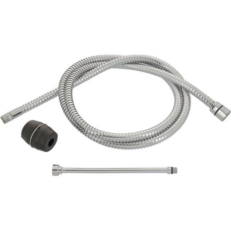 – Mitigeur évier à douchette – Finition chromée – Hauteur 200mm – Bec haut – 1 poignée – Installation facile – Pour cuisine moderne