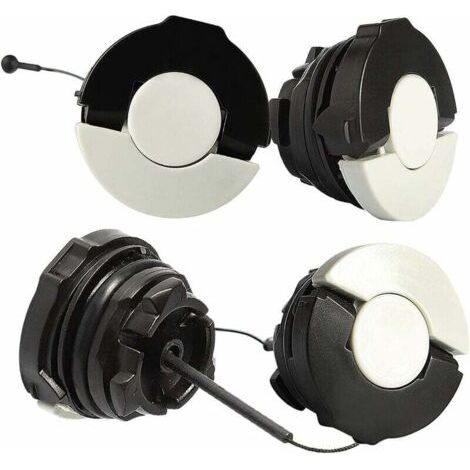 4 pièces Tronçonneuse Bouchon de réservoir de Carburant pour Stihl MS171 MS181 MS200 MS210 MS230 MS240 MS250 MS260 MS340 pièces de Rechange pour 000350 0525 (1/5)