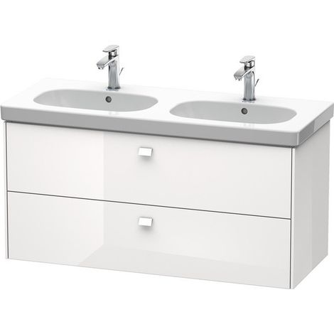 Meuble sous-vasque BRIOSO Griffe chromé 563x1170x469mm Bleu clair mat