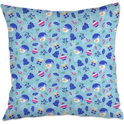 Housse de coussin 45x45 cm en polyester maison douce confortable pour canapé lit salon chambre (1/5)