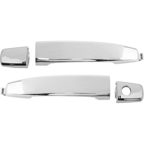 Dos cubiertas para la manija de la puerta delantera izquierda (con orificio para llave) y cubiertas para las manijas de las puertas delantera derecha y trasera (material ABS cromado) para Captiva Spor (1/3)