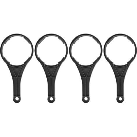 for Home Water Purifier Filter 4 Pieces Black Plastic 20 (1/5)