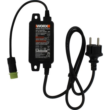 Transformateur D'alimentation De Station De Charge (100-240v,20v,38w) Pour Robots Tondeuses Worx, Modèles Wr094s, Wr095s, Wr096s
